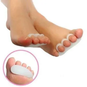 2 Gel Toe Separators Orthotics Stretchers Align Correct Overlapping Hammer Toes