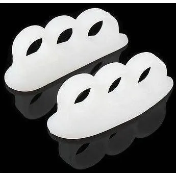 2 Gel Toe Separators Orthotics Stretchers Align Correct Overlapping Hammer Toes