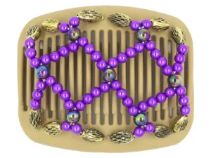 African Butterfly Hair Comb - Ndalena Blonde 100