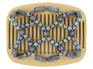 African Butterfly Hair Comb - Ndalena Blonde 74