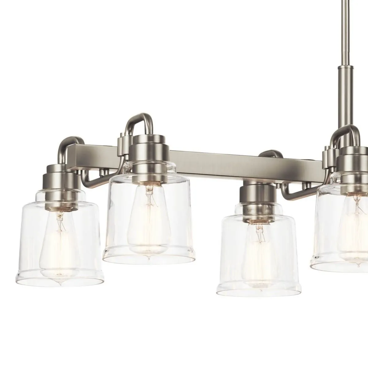 Aivian 42 in. 8 Lights Chandelier Nickel finish