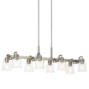 Aivian 42 in. 8 Lights Chandelier Nickel finish