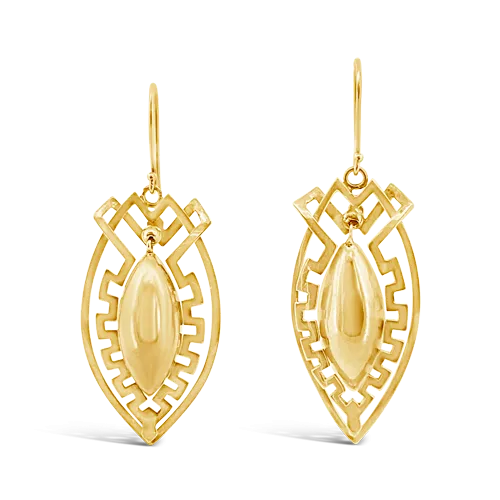 Antique Victorian Gold Earrings