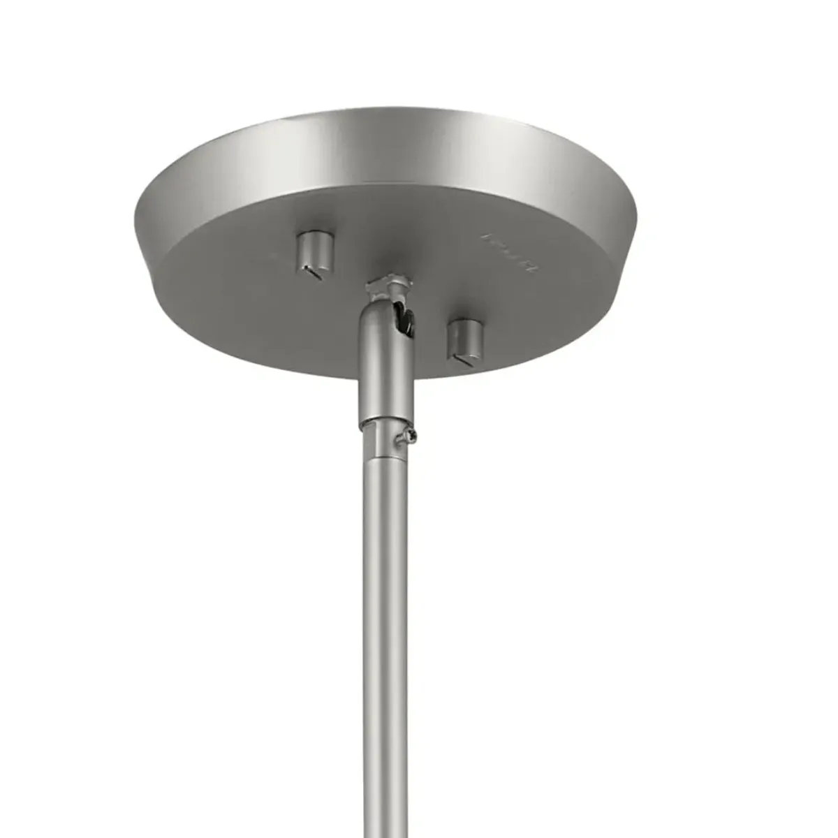 Arcus 46 in. 8 Lights Chandelier Satin Nickel Finish with Black shade