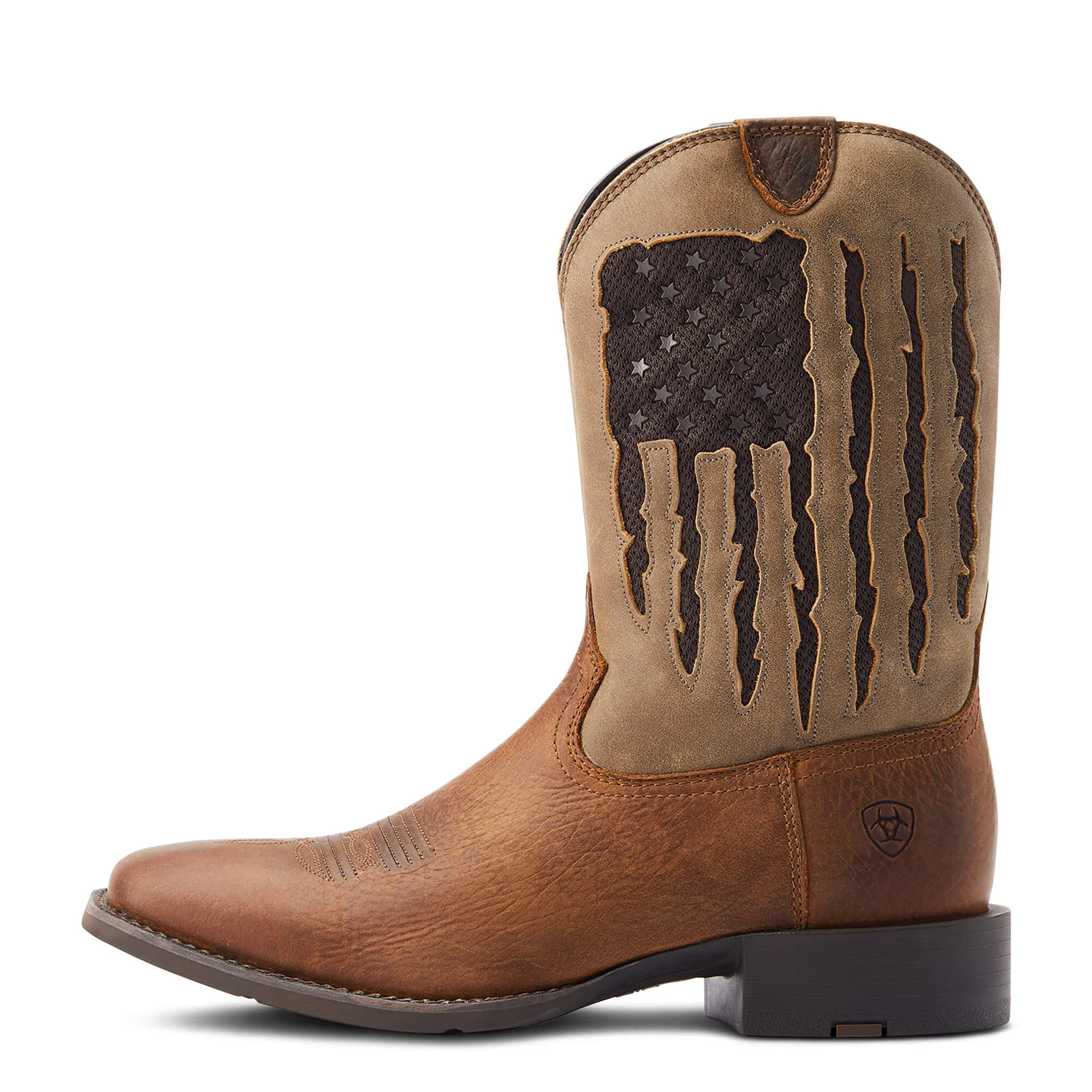 Ariat Men's Sport My Country VentTEK Western Boot - Brown
