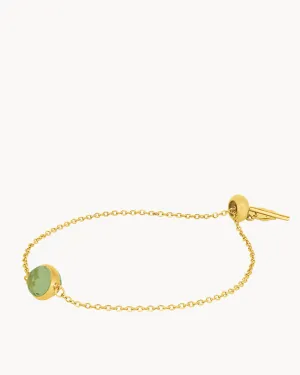 August Birthstone Beauty Signature Bracelet, Gold