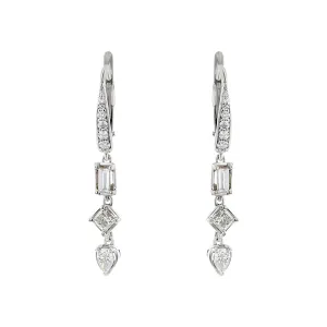 Baguette Drop Earrings