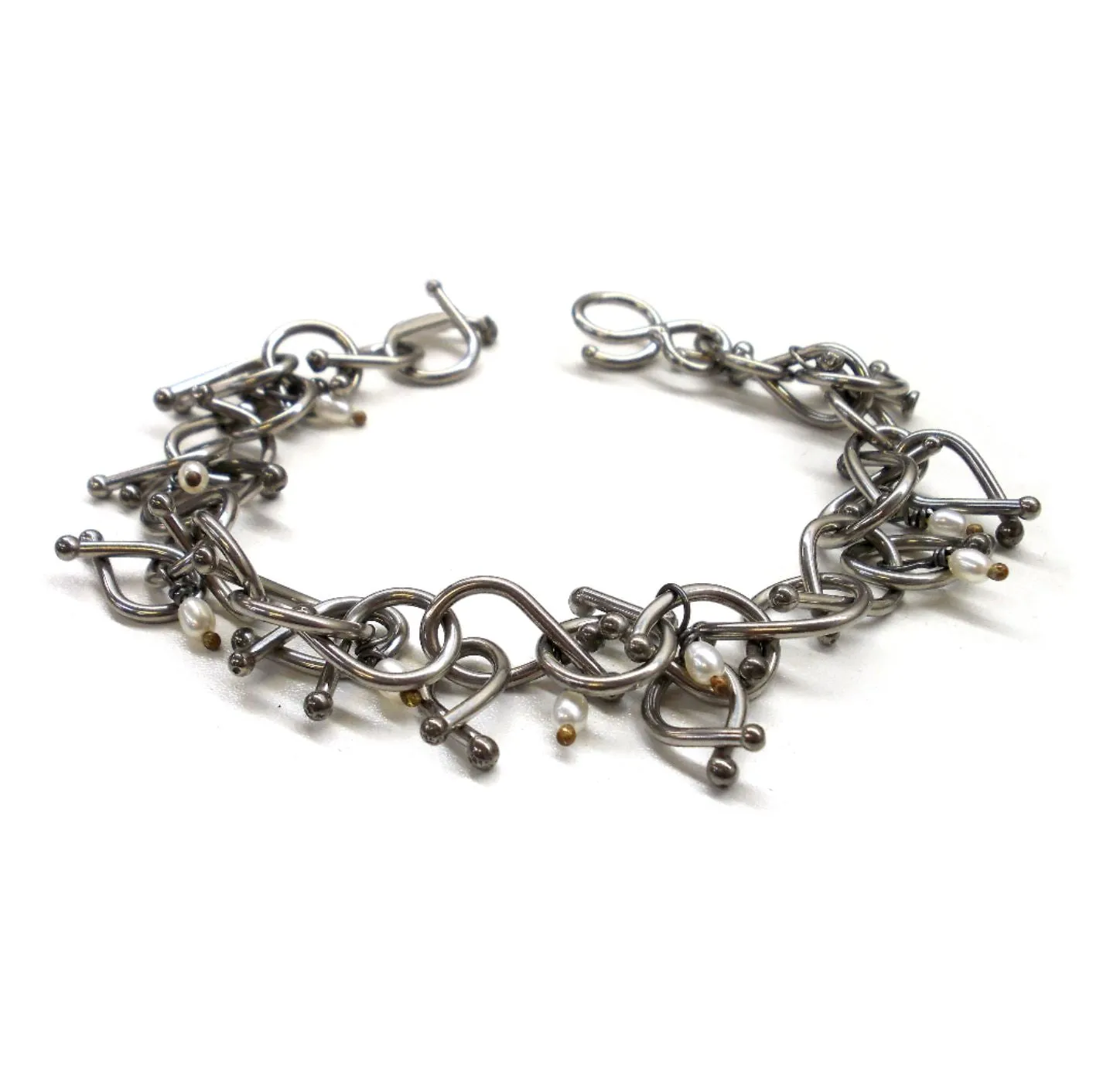 Barbell Cluster Bracelet