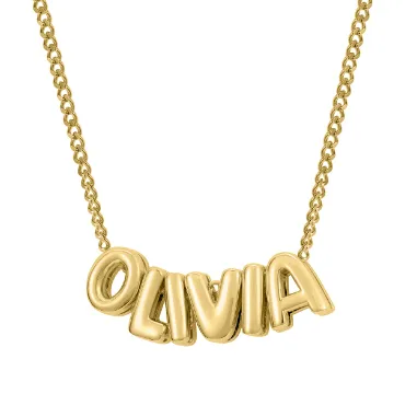 Beau Bubble Name Necklace