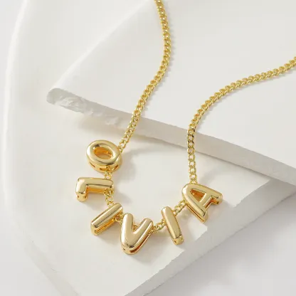 Beau Bubble Name Necklace
