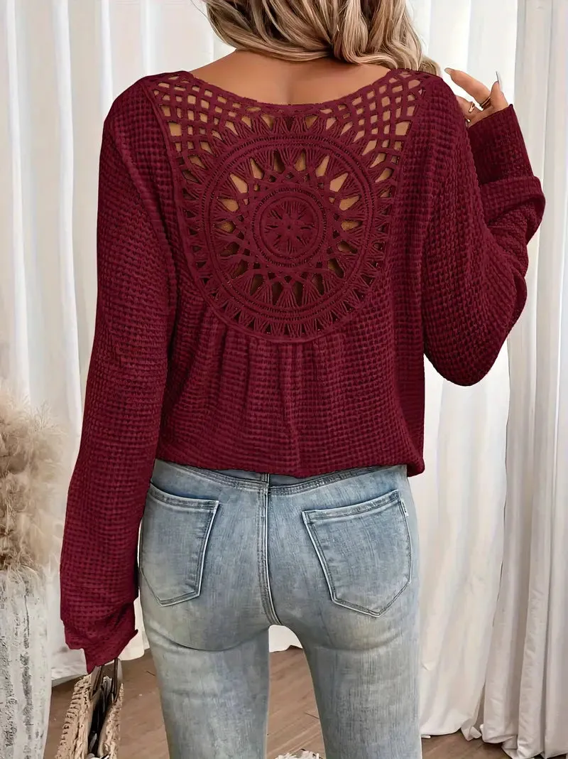 Becky | Elegant V-neck Sweater
