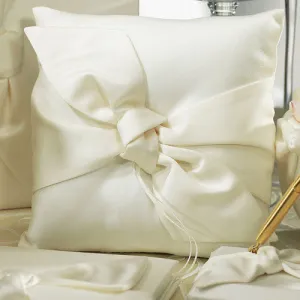 Beverly Clark Tie the Knot Collection Ring Pillow Ivory