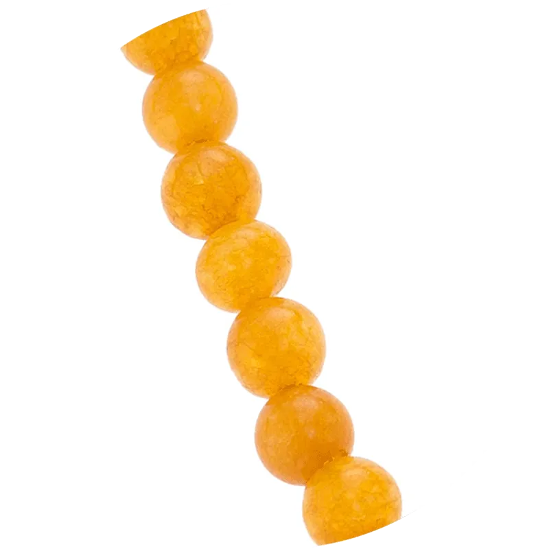 Birthstone Beaded Name Necklace (Gold)