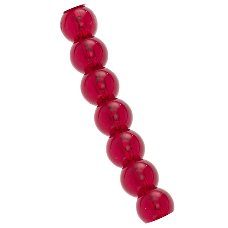 Birthstone Beaded Name Necklace (Gold)