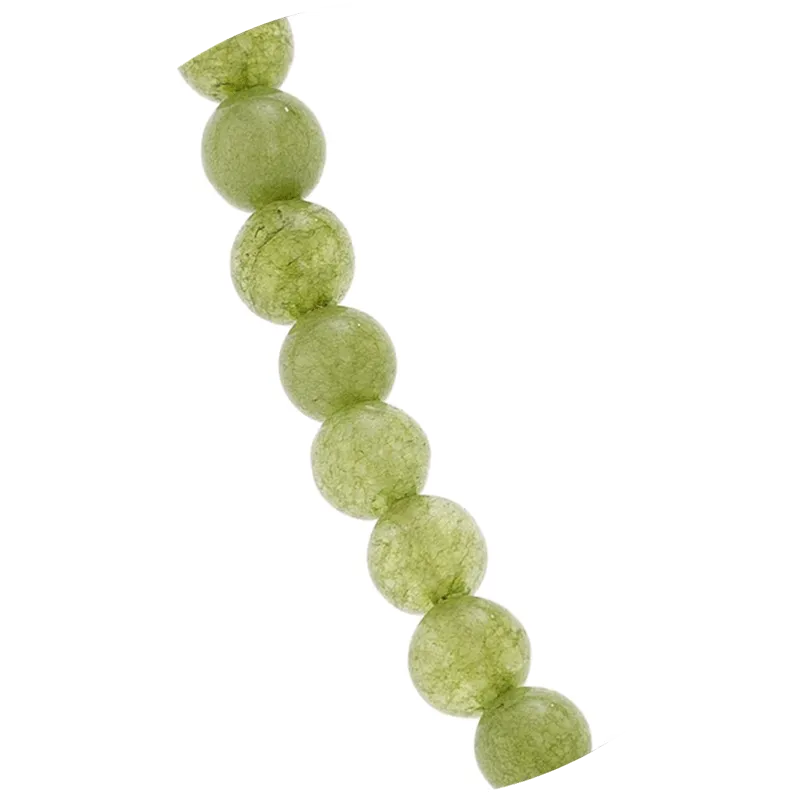 Birthstone Beaded Name Necklace (Gold)