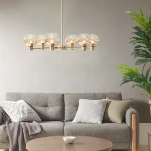 Blaire Ombre Glass Globe Chandelier