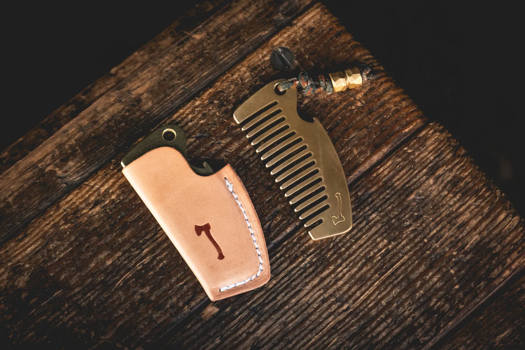 Brass Pocket Comb