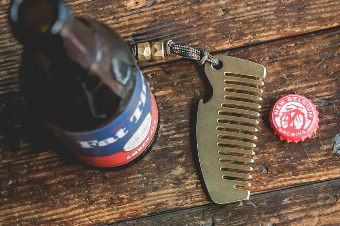 Brass Pocket Comb
