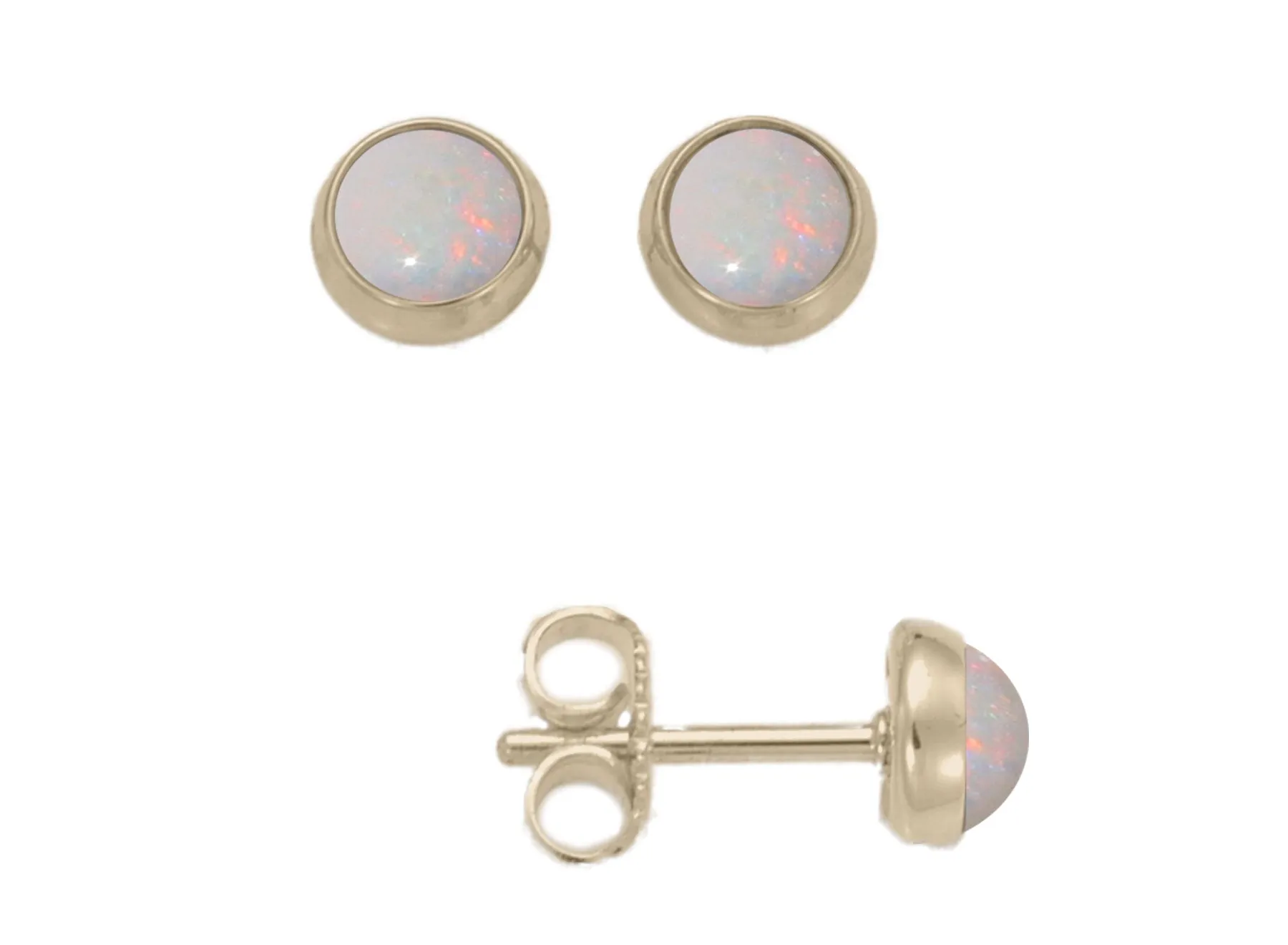 Button Earrings