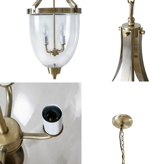 Camden Glass Bowl Shaped Chandelier