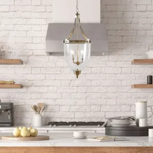 Camden Glass Bowl Shaped Chandelier