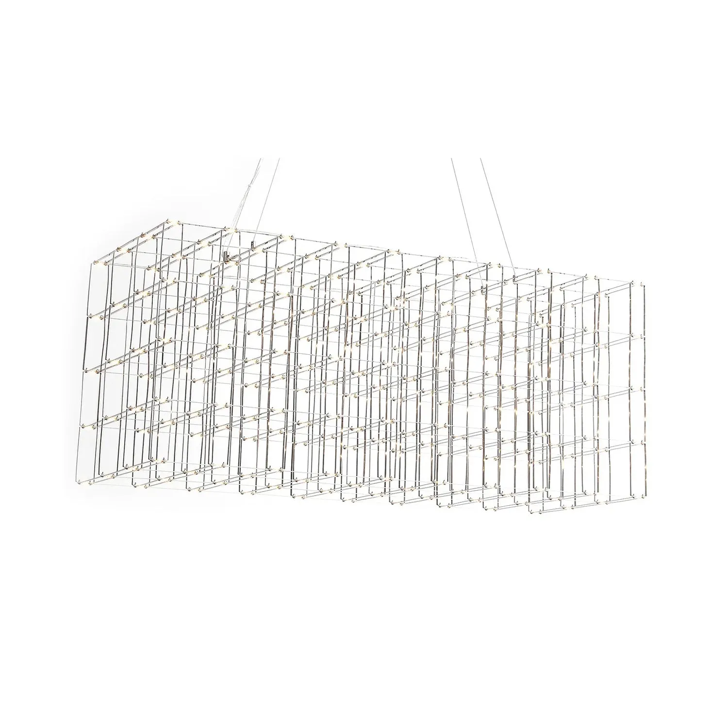 CAMERON Artistic Grid Geometric LED Chandelier