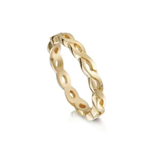 Celtic Knot Ring - 9ct 18ct Gold, White Gold, Platinum, Palladium (R174)