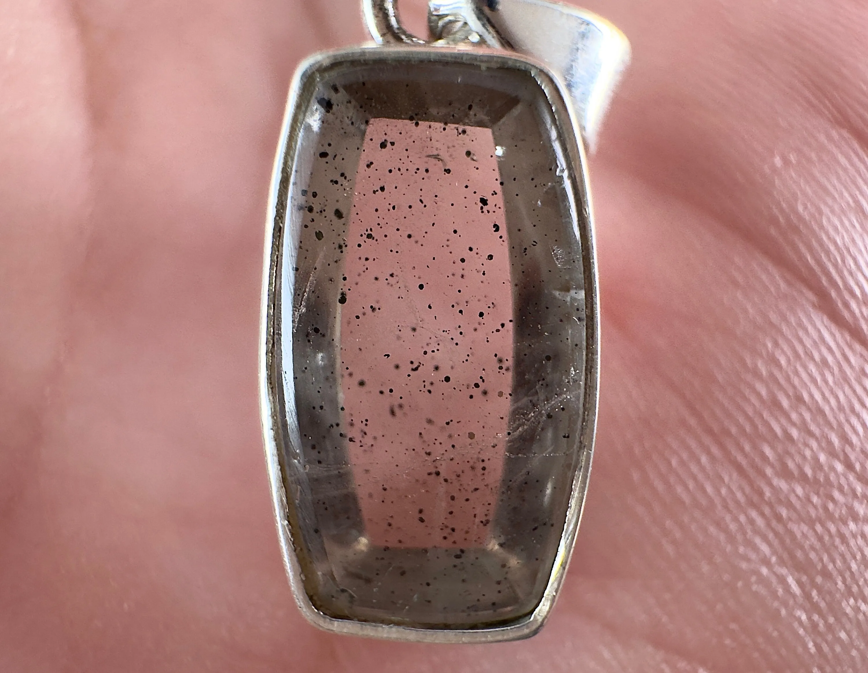 COVELLITE Pink Fire Quartz Crystal Pendant - Fine Jewelry, Healing Crystals and Stones, 54307