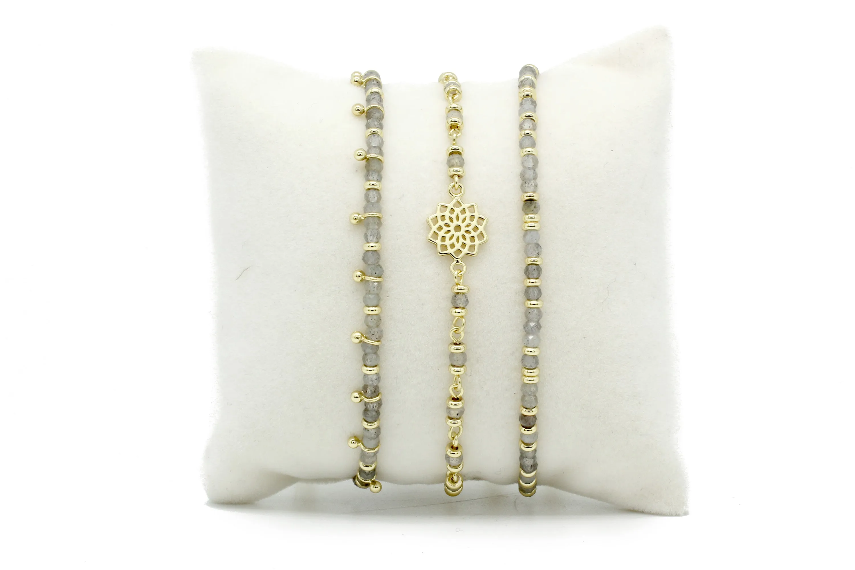 Crown Chakra Bracelet Stack