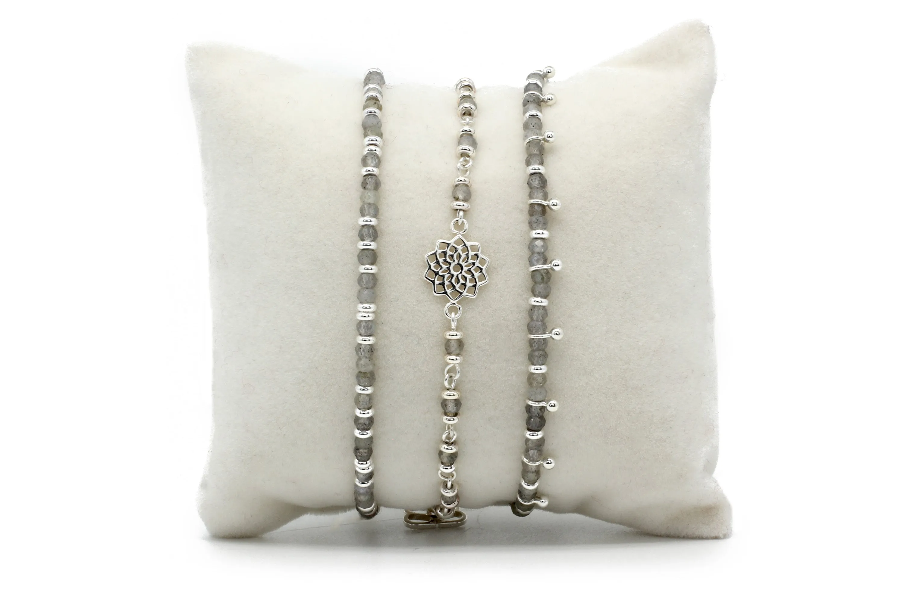 Crown Chakra Bracelet Stack
