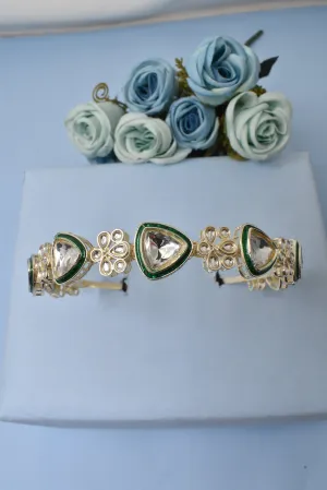 Emerald Kundan Sispatti: Majestic Bride Emerald Kundan Sispatti: Majestic Bride
