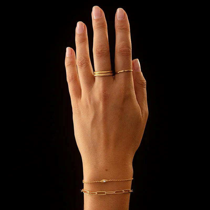 Evil Eye Bracelet, Diamond, 9kt Yellow Gold