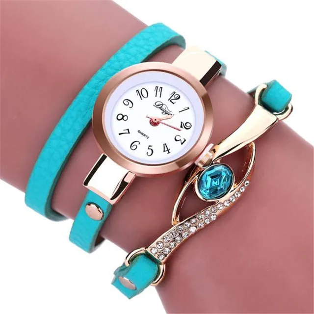 Eye Gemstone Luxury Watches Bracelet
