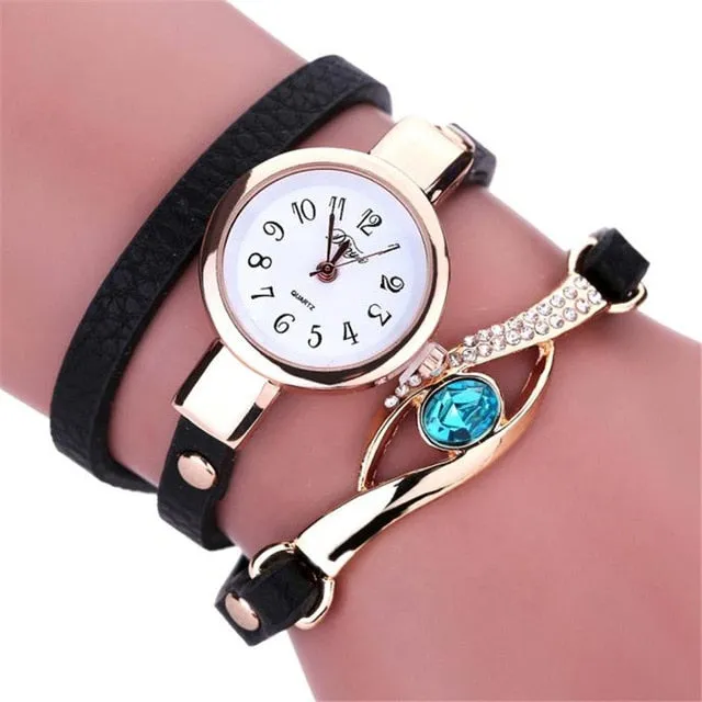 Eye Gemstone Luxury Watches Bracelet
