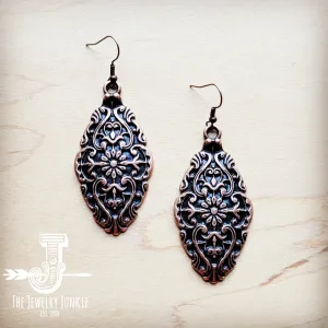 **Filigree Copper Earrings 220s