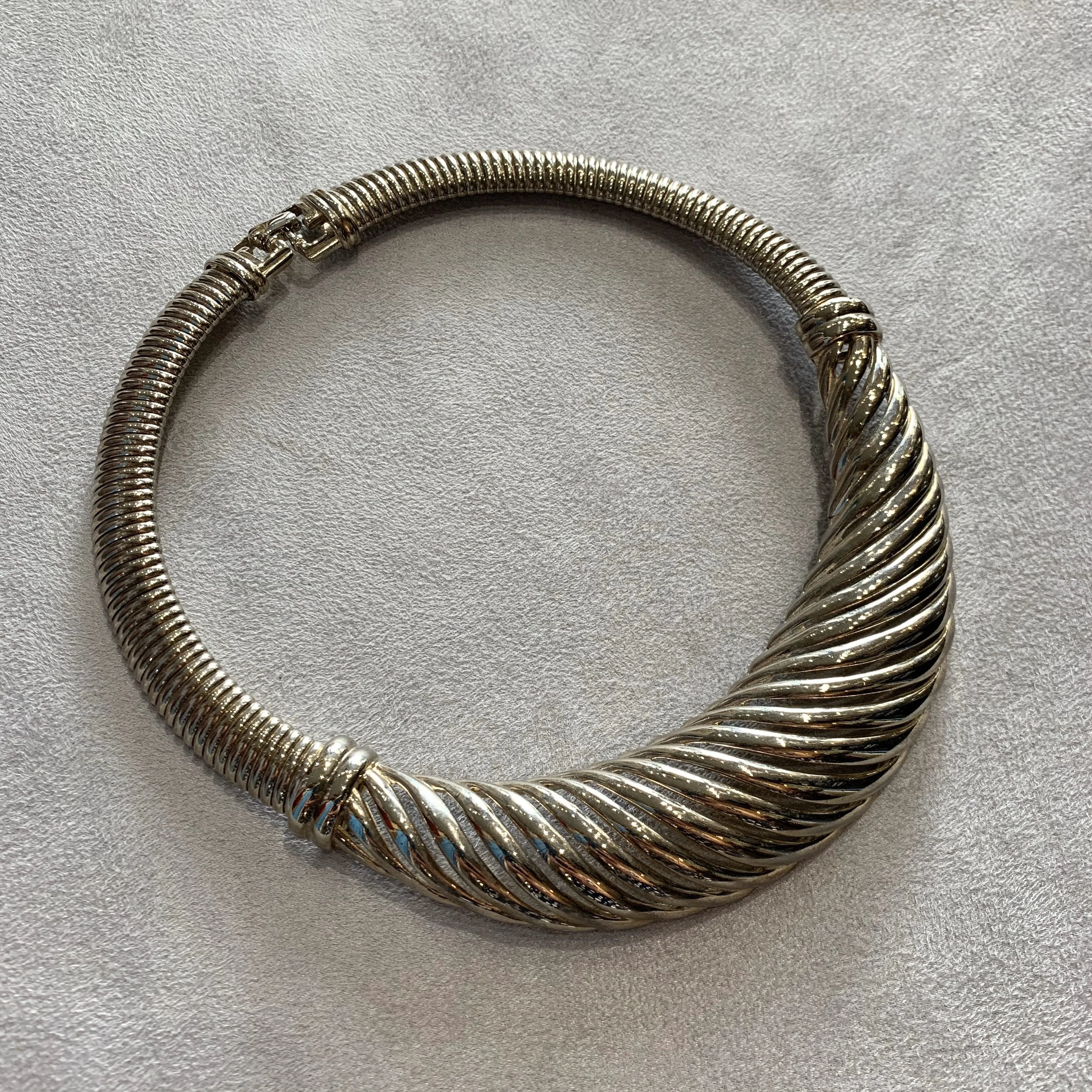 Givenchy Silver Collar Necklace