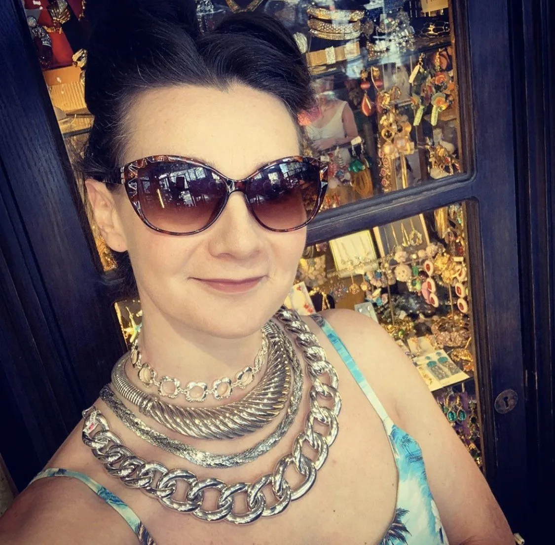 Givenchy Silver Collar Necklace