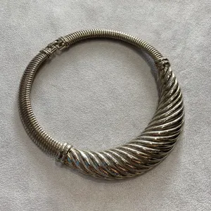 Givenchy Silver Collar Necklace
