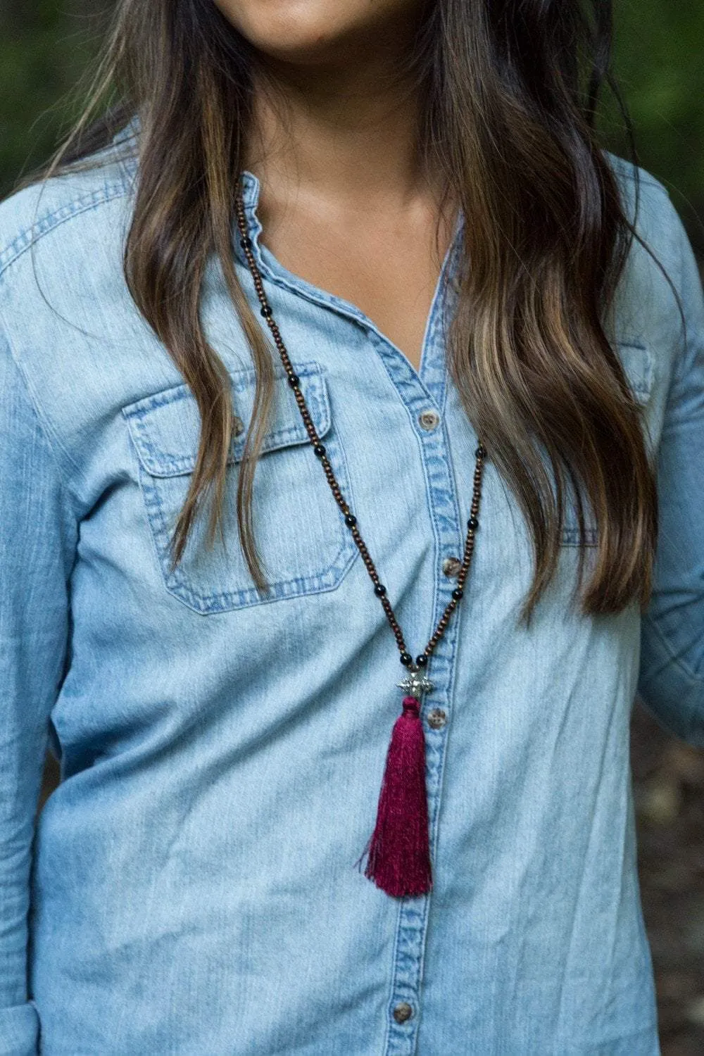 Graceful Insights Necklace with Tassel