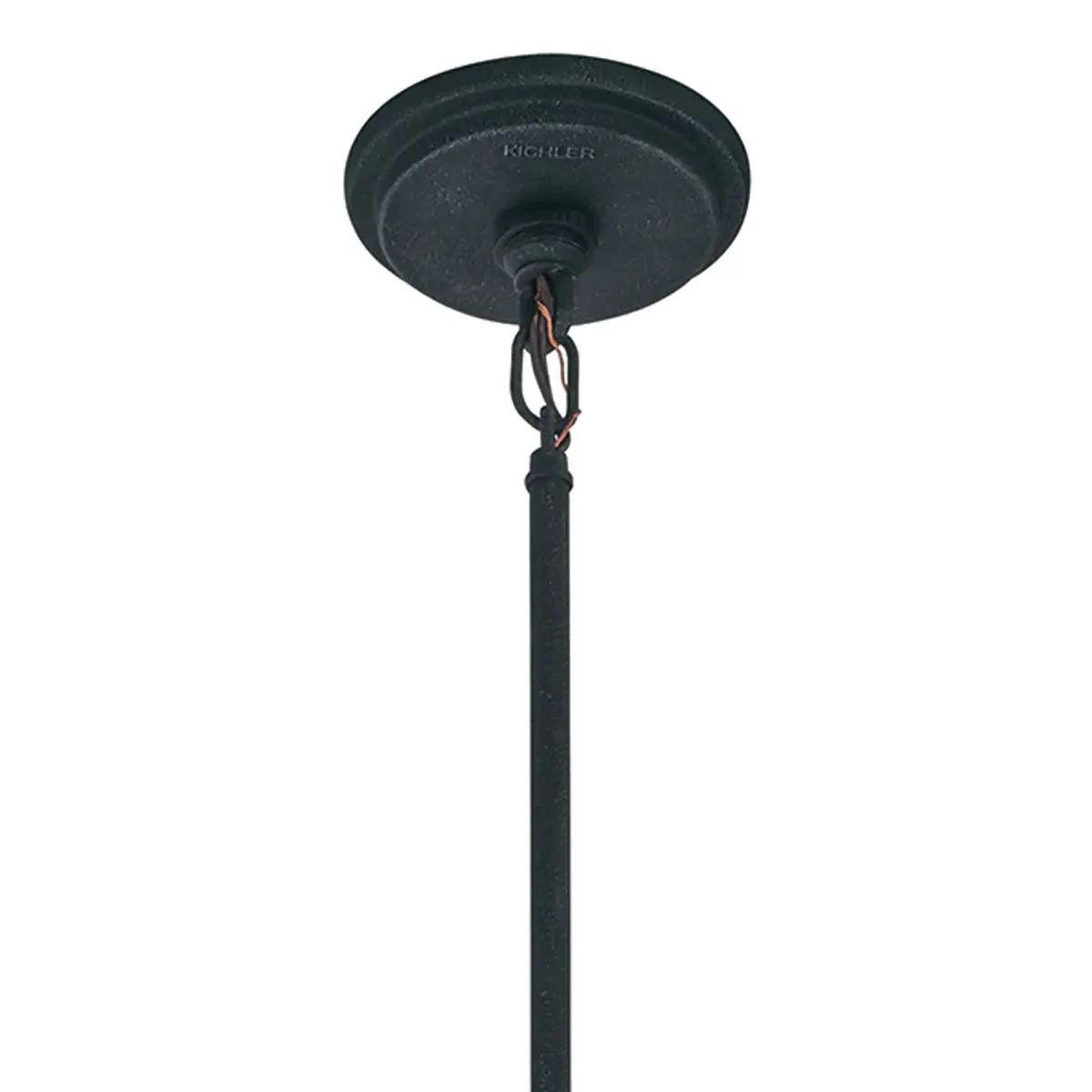 Grand Bank 25" 6-Light Chandelier 1-Tier with Clear seeded glass, Auburn stained Finish