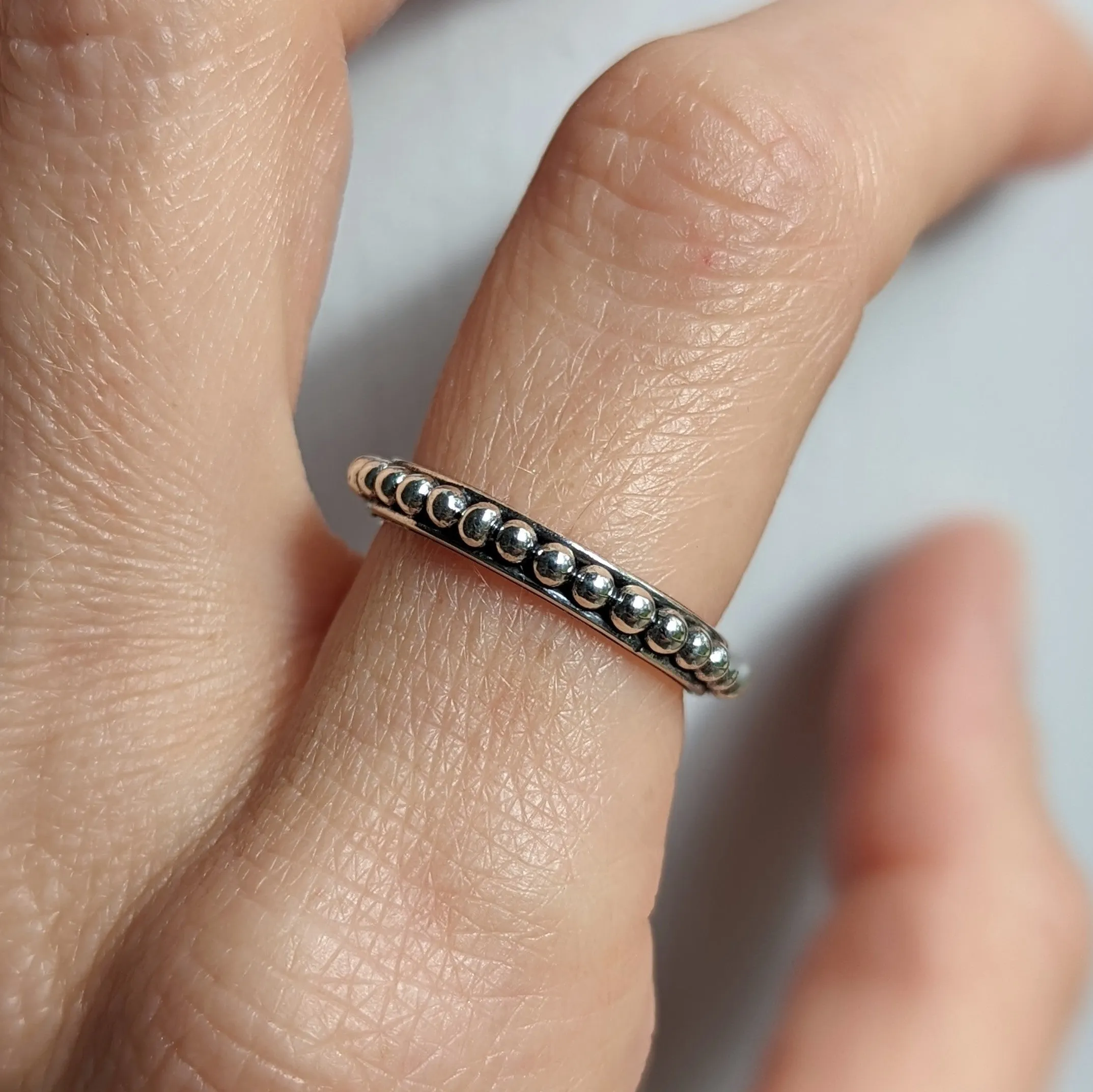 Granulated Stack Ring