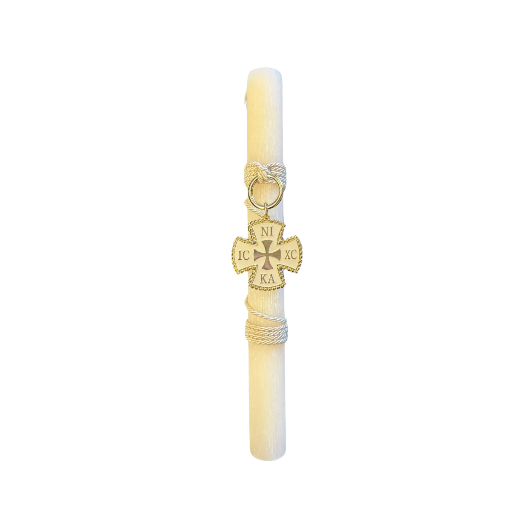 Greek Orthodox Easter Lambades Soft White Christogram