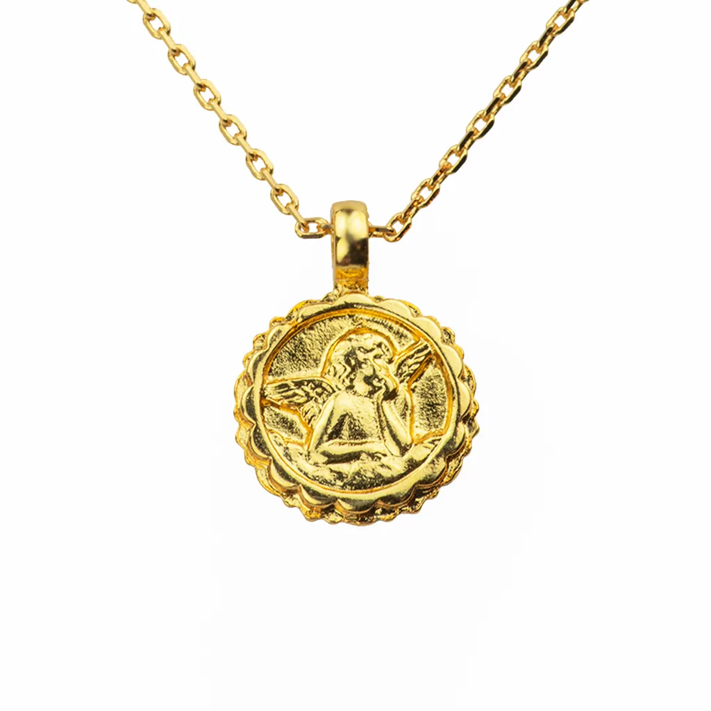 Guardian Angel Pendant in "Ivy" *Custom*