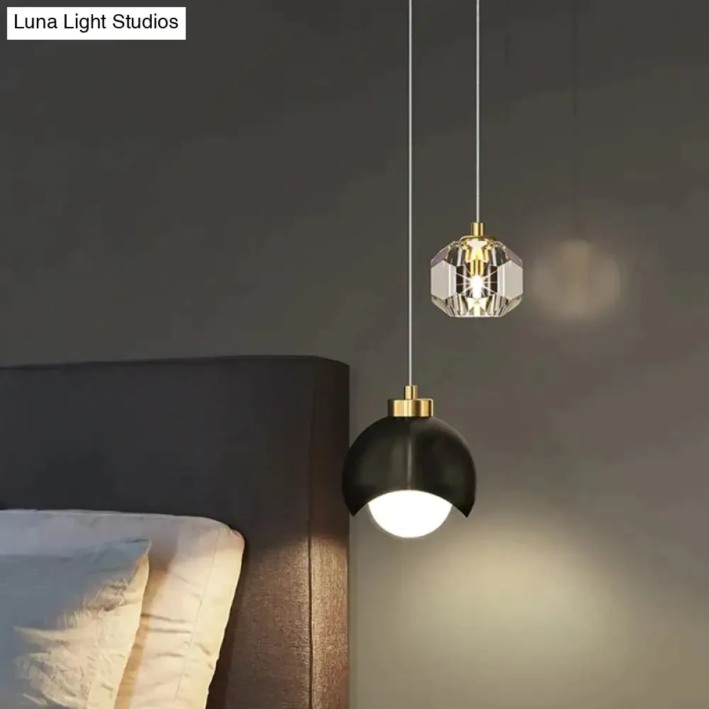 Illumia -  Crystal Chandelier Gold Black