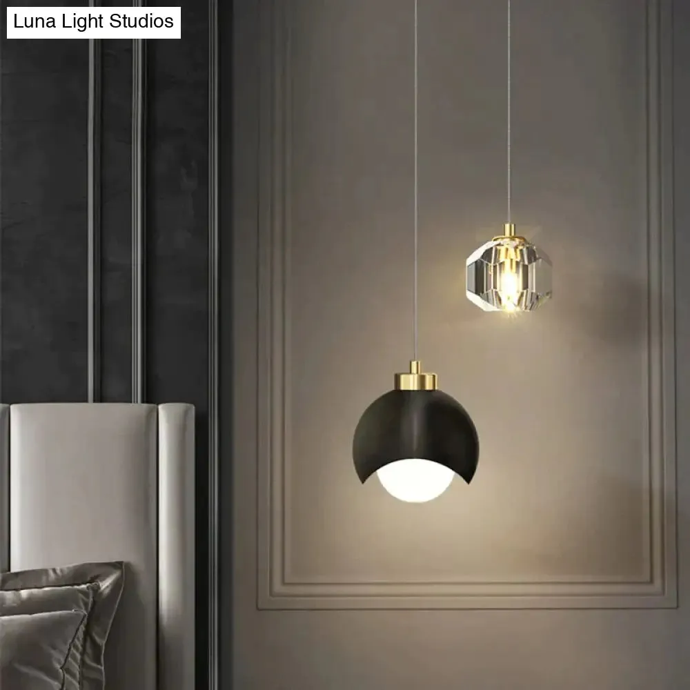 Illumia -  Crystal Chandelier Gold Black