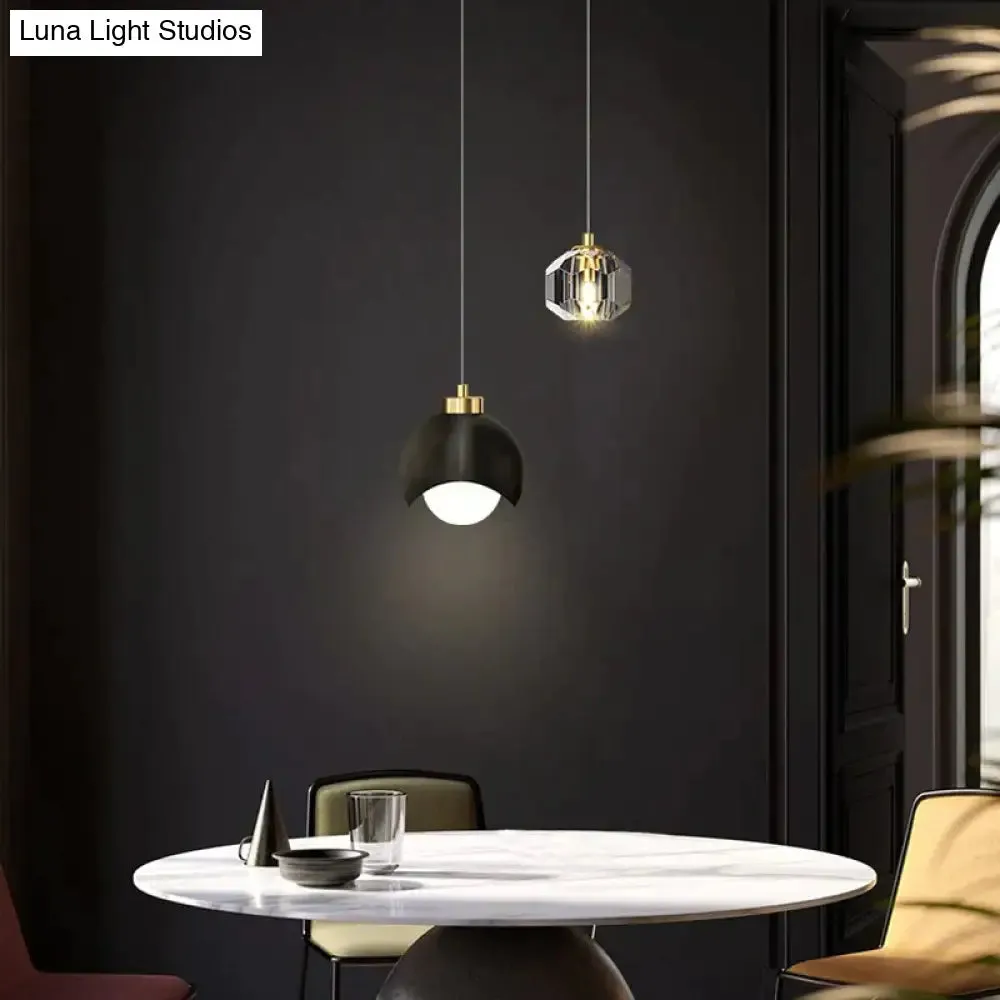 Illumia -  Crystal Chandelier Gold Black