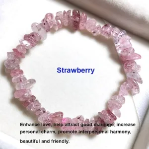 Irregular Natural Crystals 7 Chakras Stone Bracelet