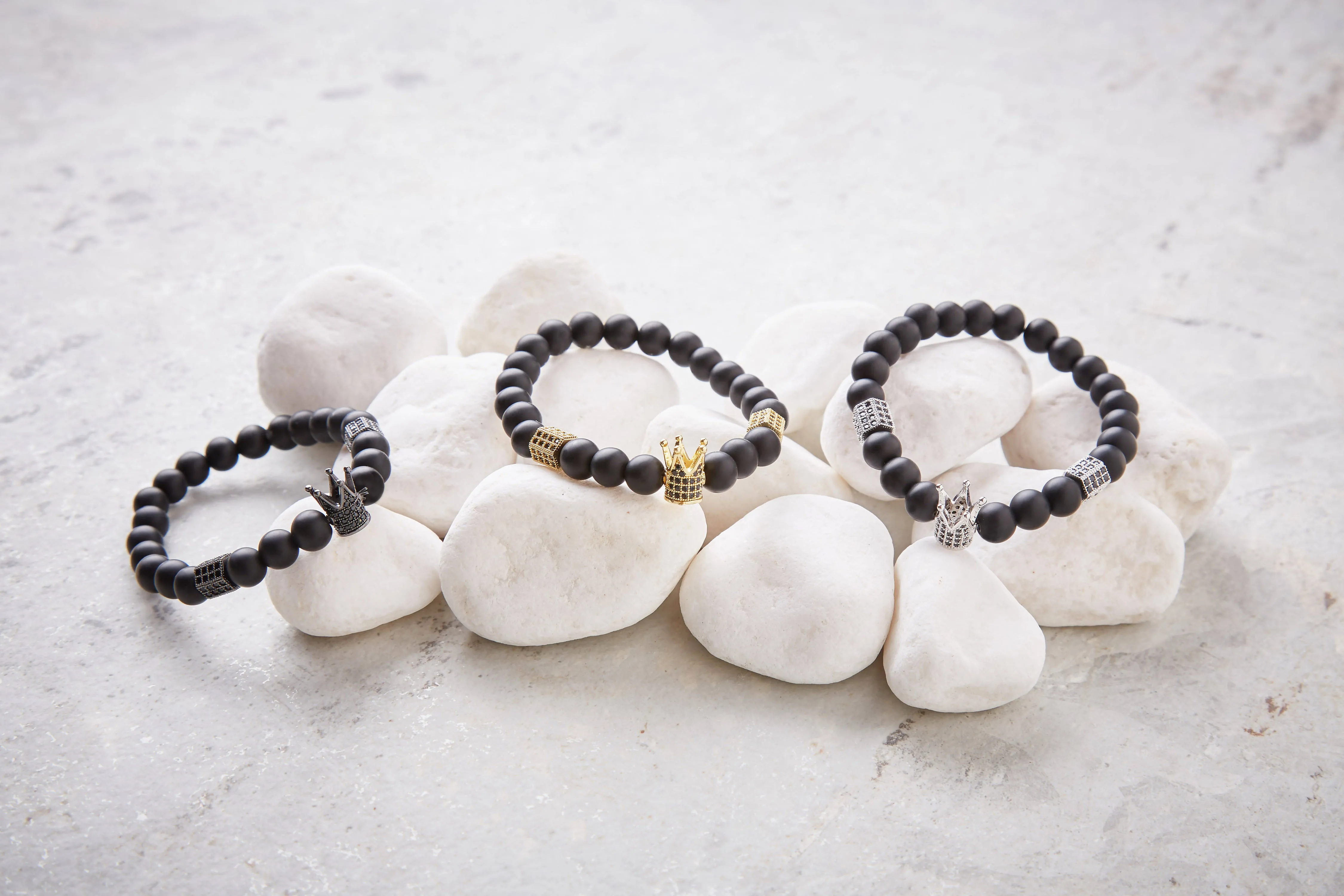 J. By Jee Silver Crown Bracelet