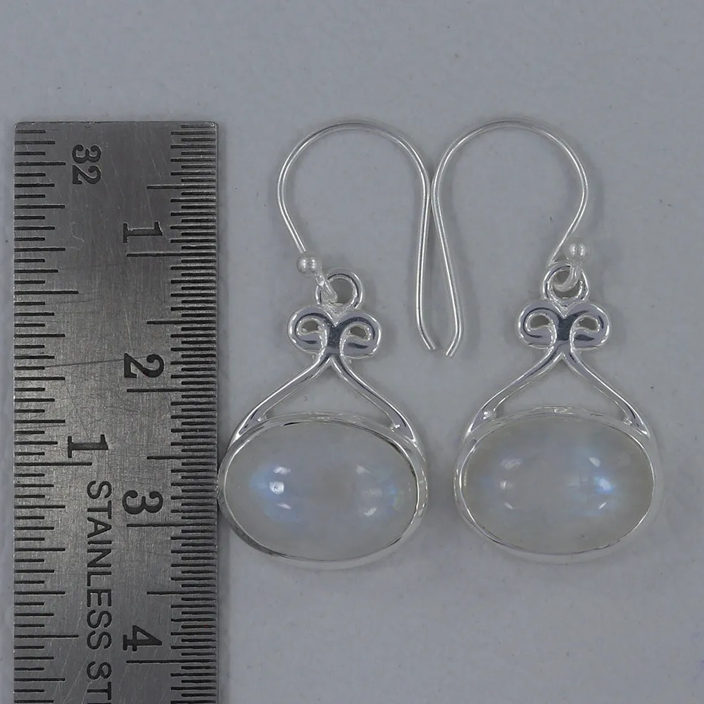 Labradorite Silver Earrings