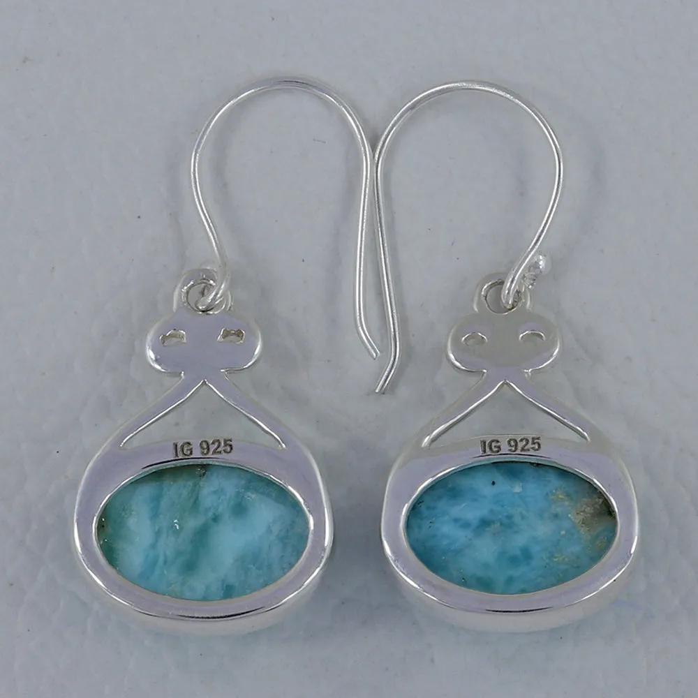 Labradorite Silver Earrings